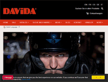 Tablet Screenshot of davida.de